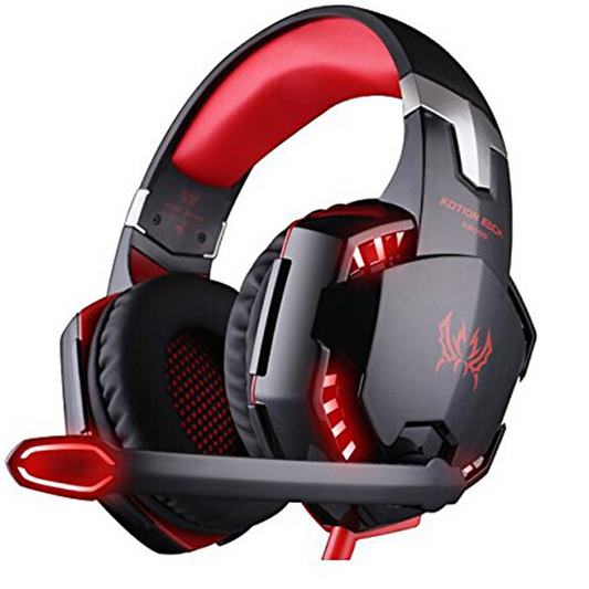 G2000 kabelgebundenes Gaming-Headset mit aktiver Geräuschunterdrückung und LED-Beleuchtung